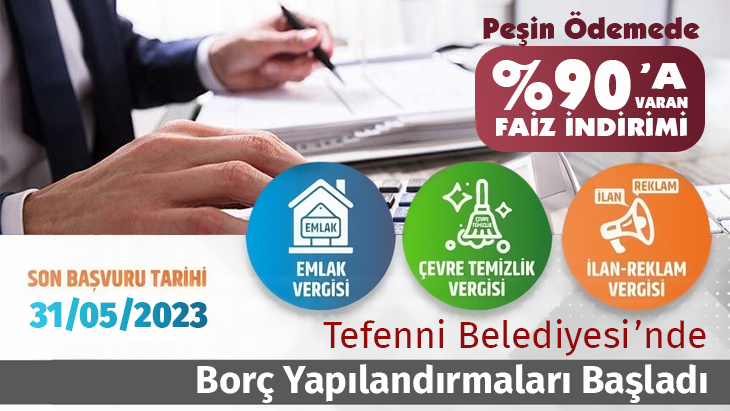 BORÇ YAPILANDIRMA İŞLEMLERİ BAŞLADI